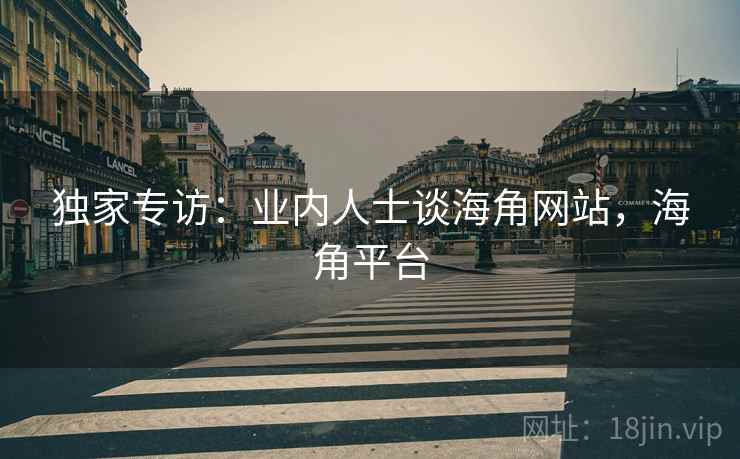 独家专访：业内人士谈海角网站，海角平台