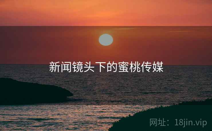 新闻镜头下的蜜桃传媒