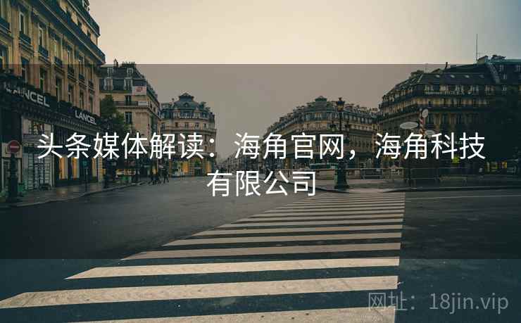 头条媒体解读：海角官网，海角科技有限公司