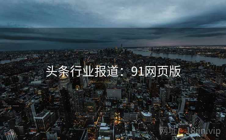 头条行业报道：91网页版