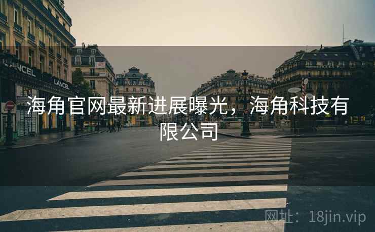 海角官网最新进展曝光，海角科技有限公司