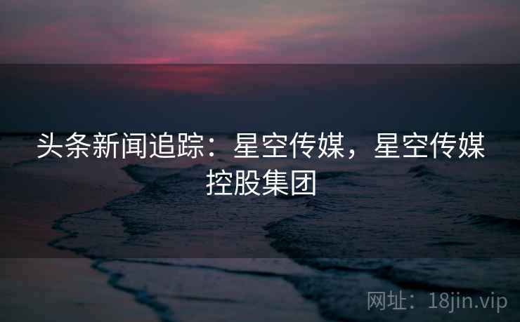 头条新闻追踪：星空传媒，星空传媒控股集团